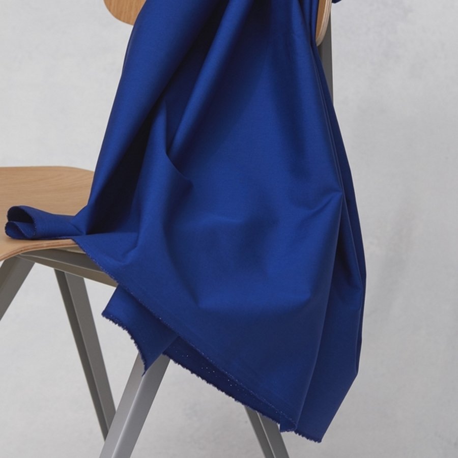 Mind the Maker Cobalt Blue Organic Cotton Papertouch Poplin.jpg