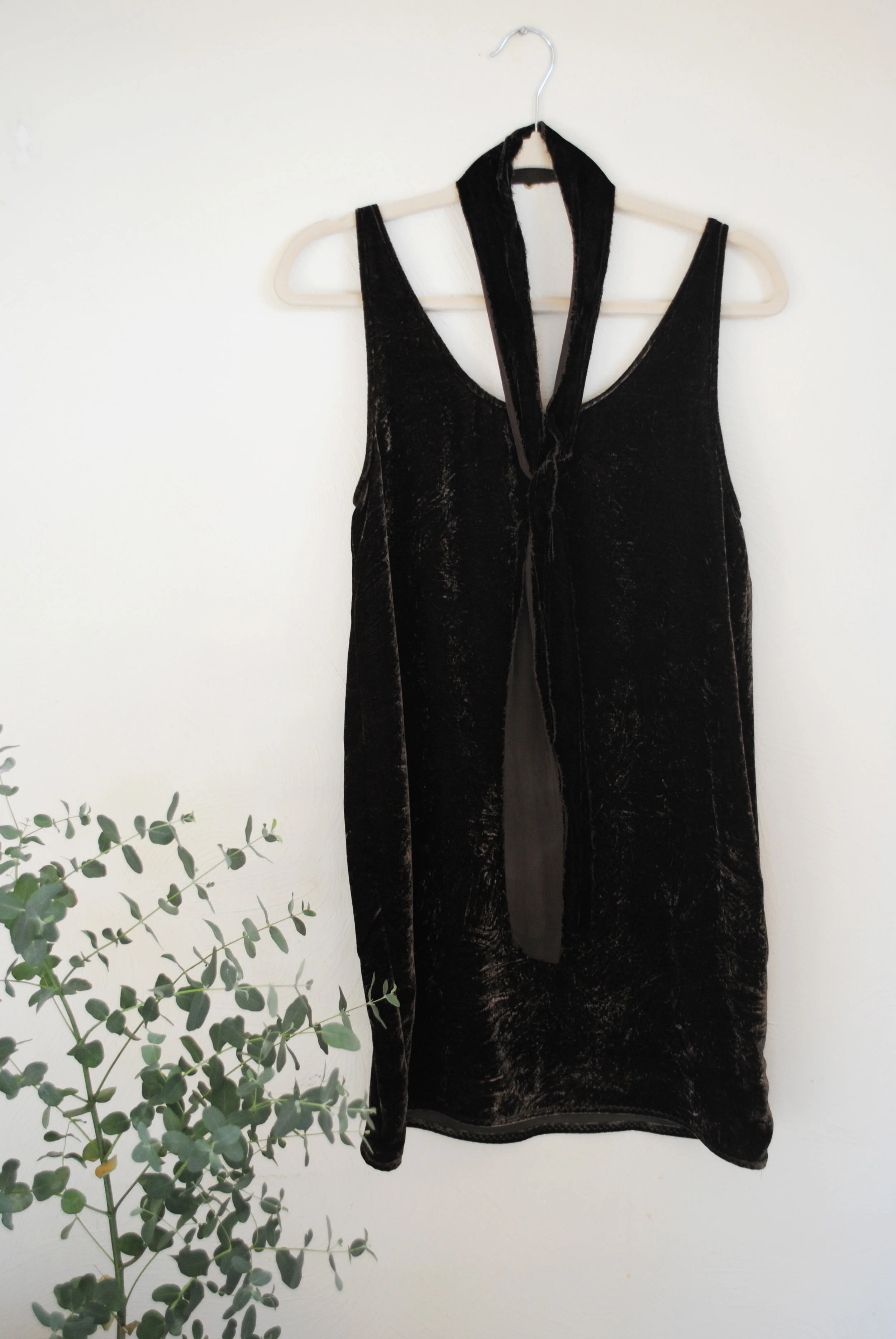 dark brown silk velvet tank dress2.jpg