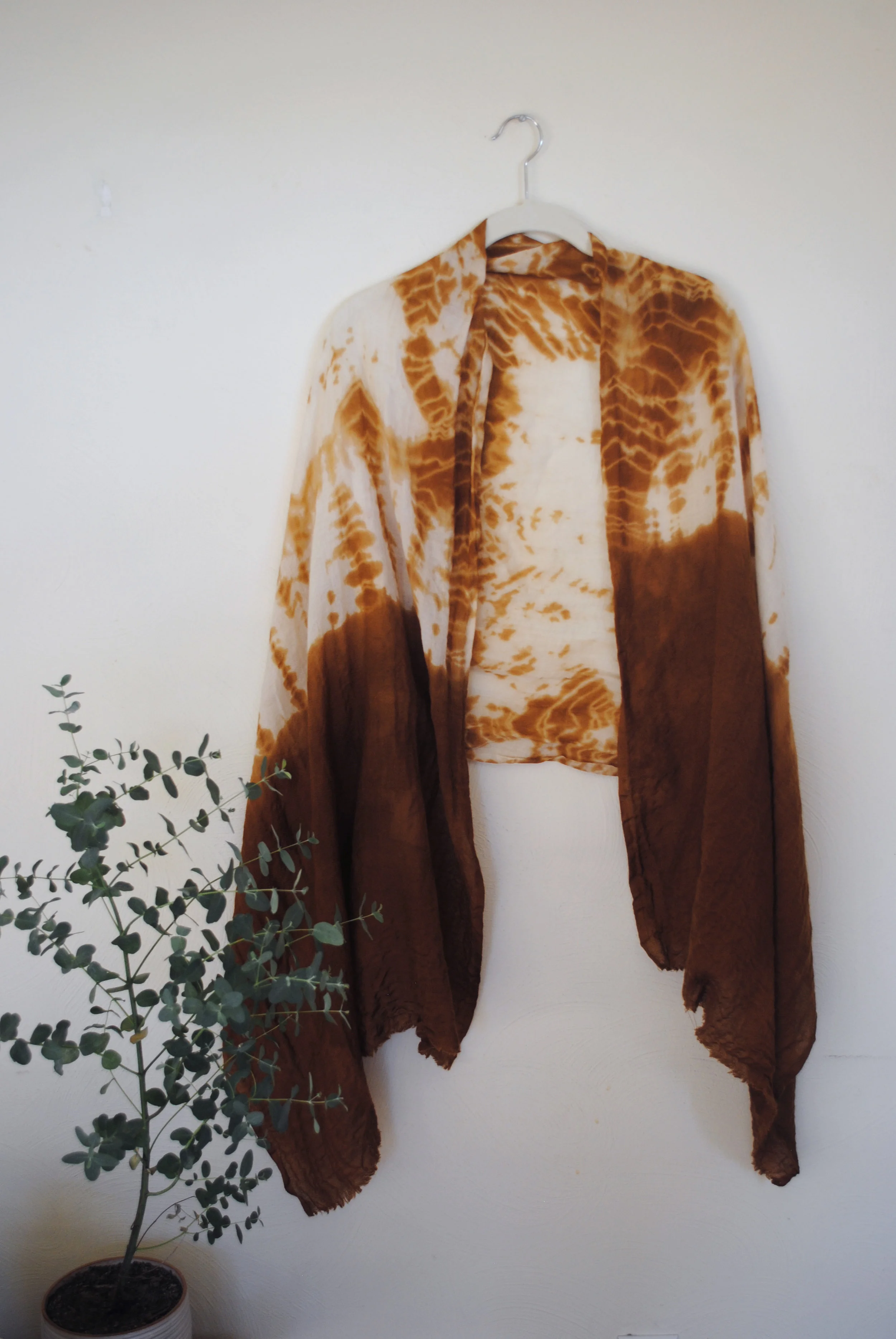 Cedar | merino wool shawl + local walnuts