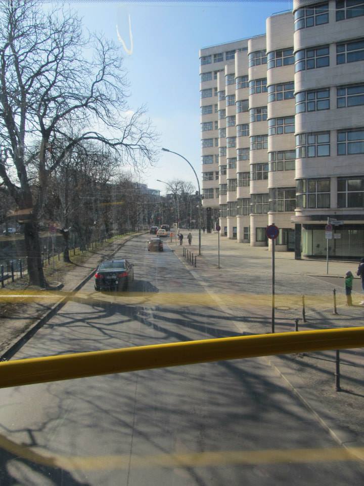 On the bus in Berlin