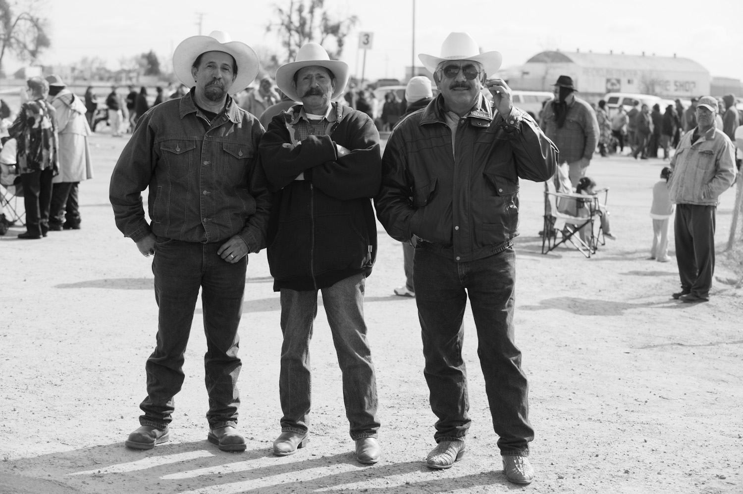 Humberto, center, has worked in many Central Valley farms for over 3 decades.