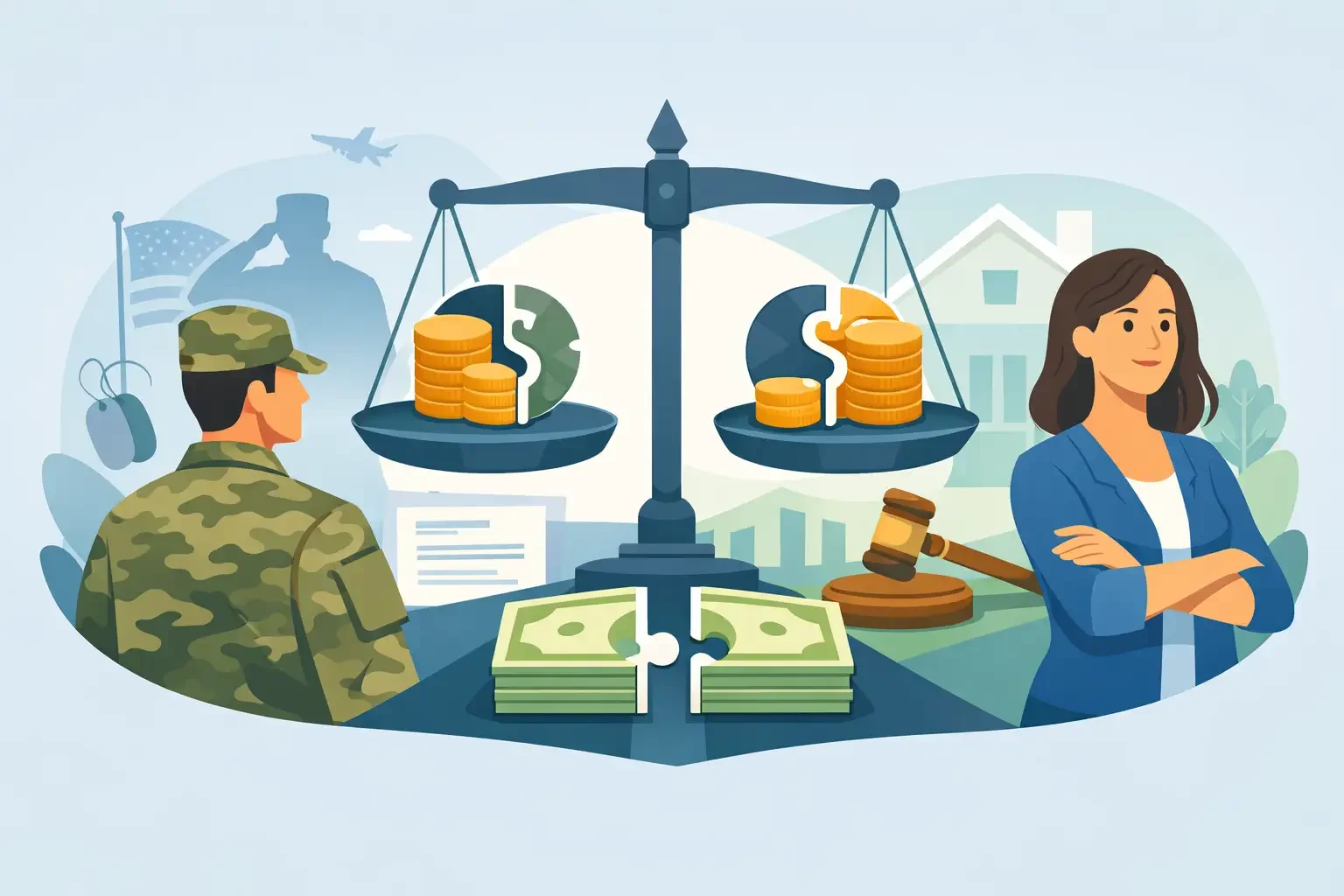 Division of Military Retired Pay Explained