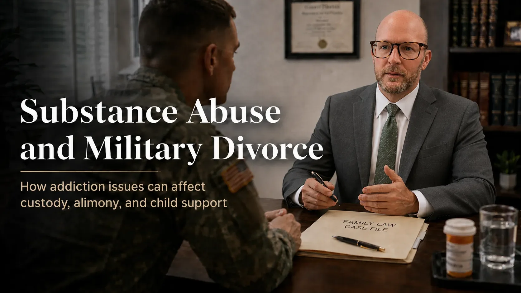 Substance Abuse in Military Divorce and Custody Cases