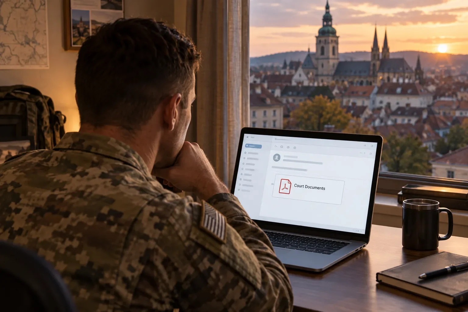 Serving an Overseas Military Spouse by Email in a Florida Divorce