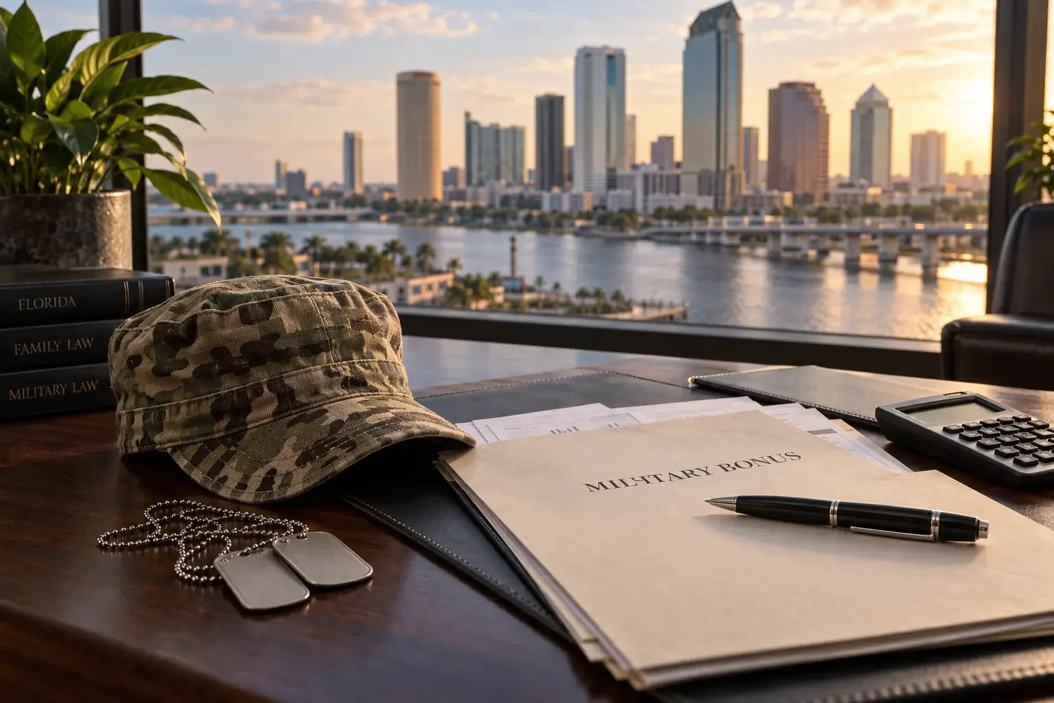 Military Reenlistment Bonuses in Florida Divorce: Property Division, Alimony, and Child Support