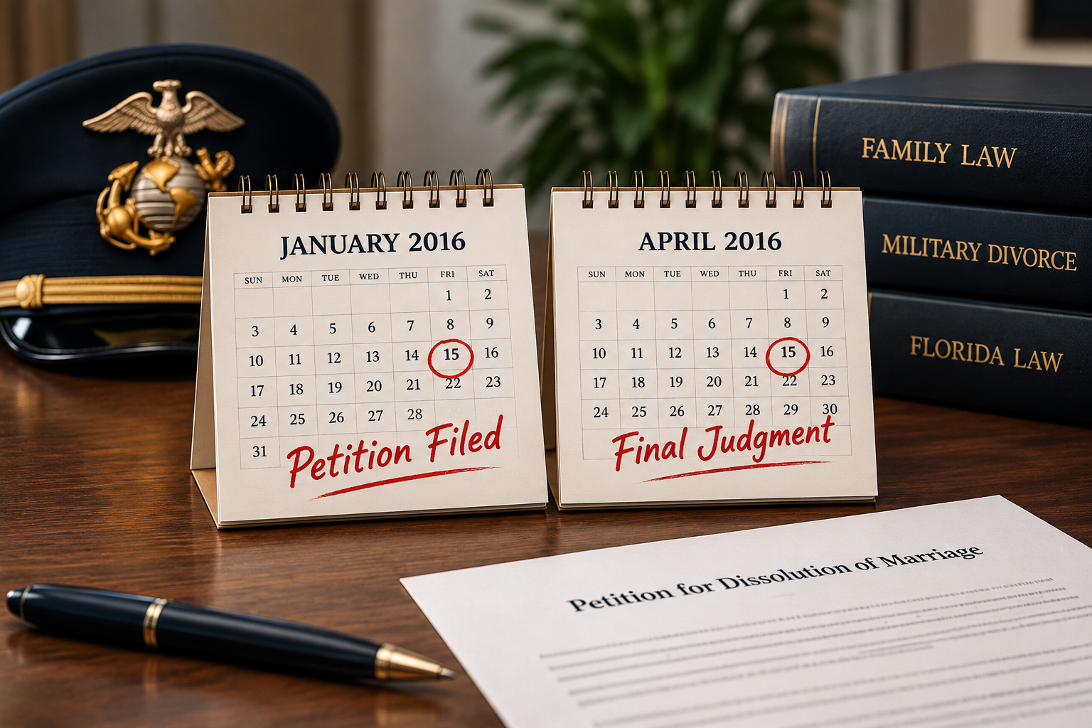 How Is the 10/10 Rule Measured in a Florida Military Divorce?
