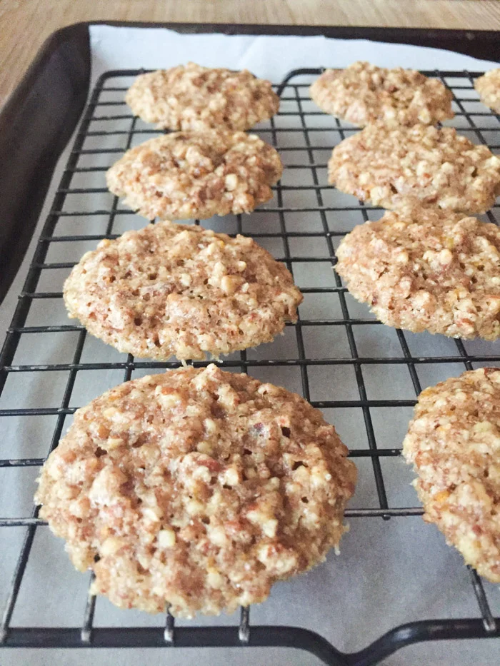 These are the perfect healthy holiday cookies! If you're looking for a moist, chewy low-FODMAP cookie recipe, try this one. The orange-pecan flavor is amazing, so don't skimp on the orange zest. With just a few ingredients, they're easy to make with minimal mess.