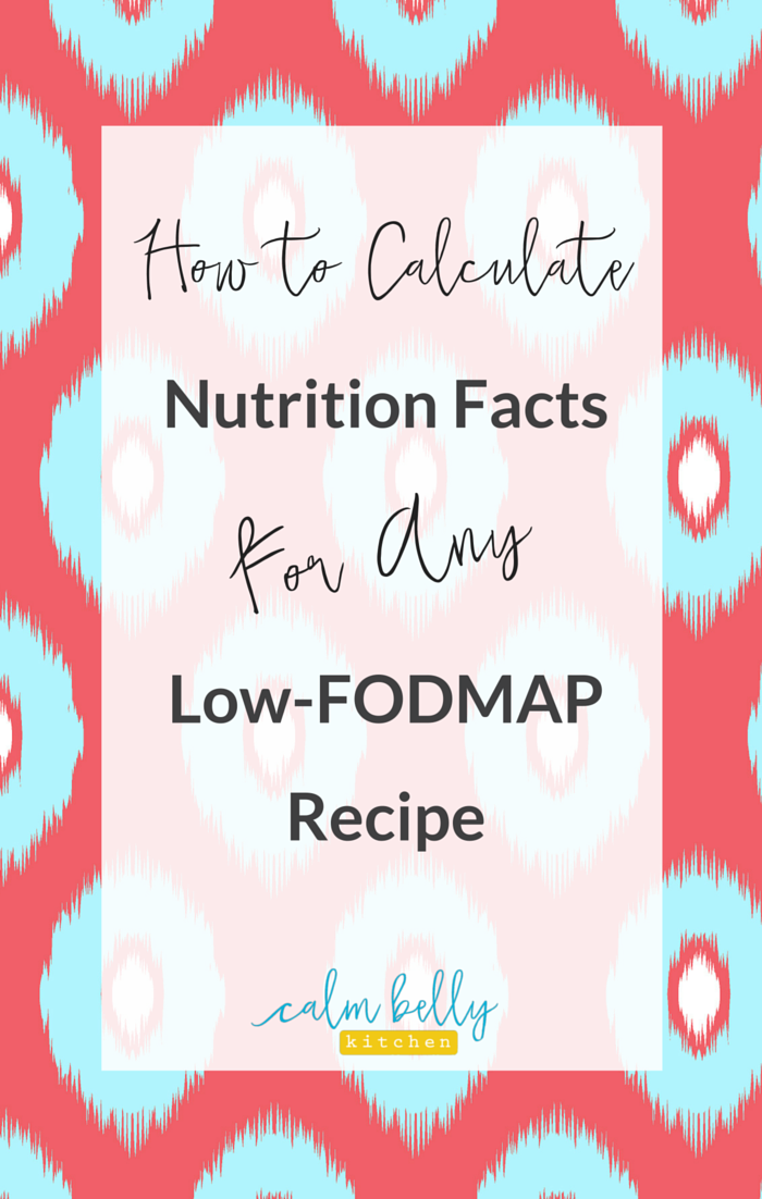 Click through to learn how to instantly calculate the nutrition information for any FODMAP recipe using a free online tool. It's so cool and easy, you'll want to do a nutrition analysis for every dish you cook! Watch the video tutorial in the blog post and start creating your own nutrition labels. Knowing how many calories and nutrients are in your meals will empower you to eat healthier and lose weight.