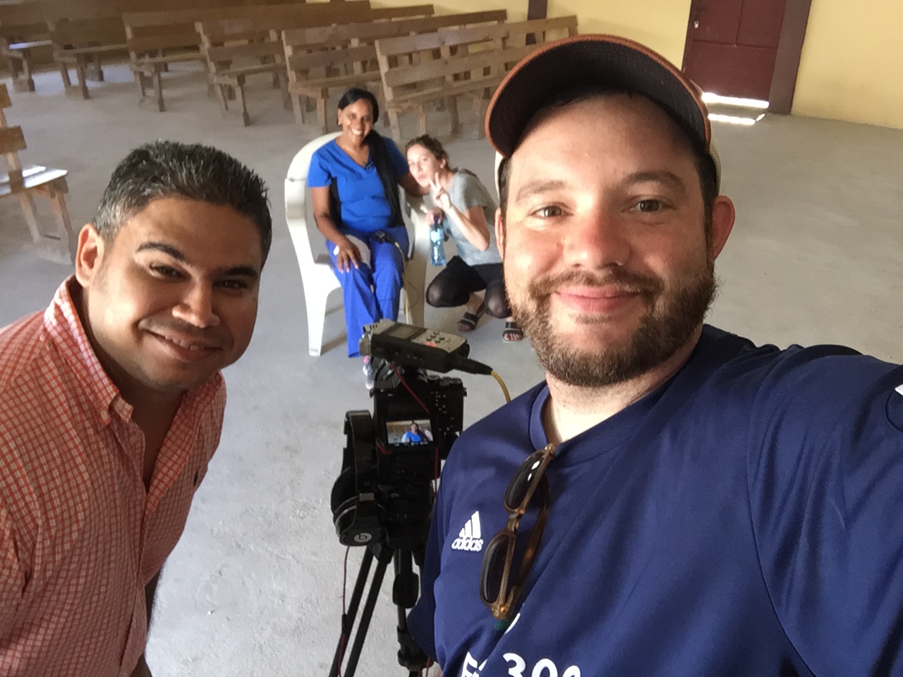 Alfredo, Brian and Annie interview Wendys in the old clinic for our video coming soon.