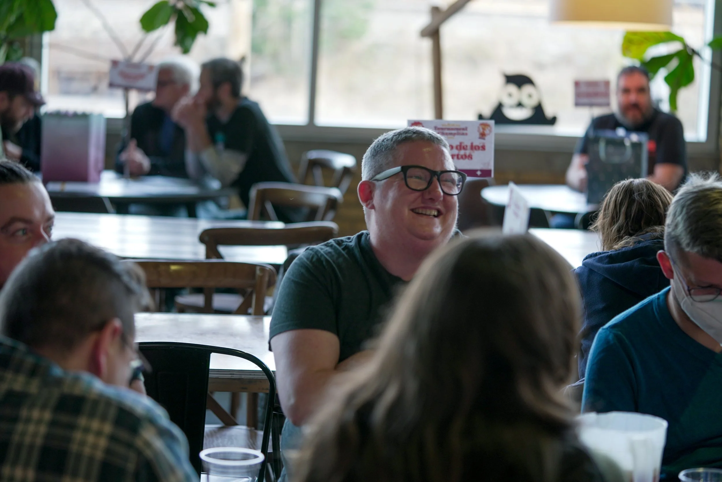 Player Laughing earlier in the night.JPG