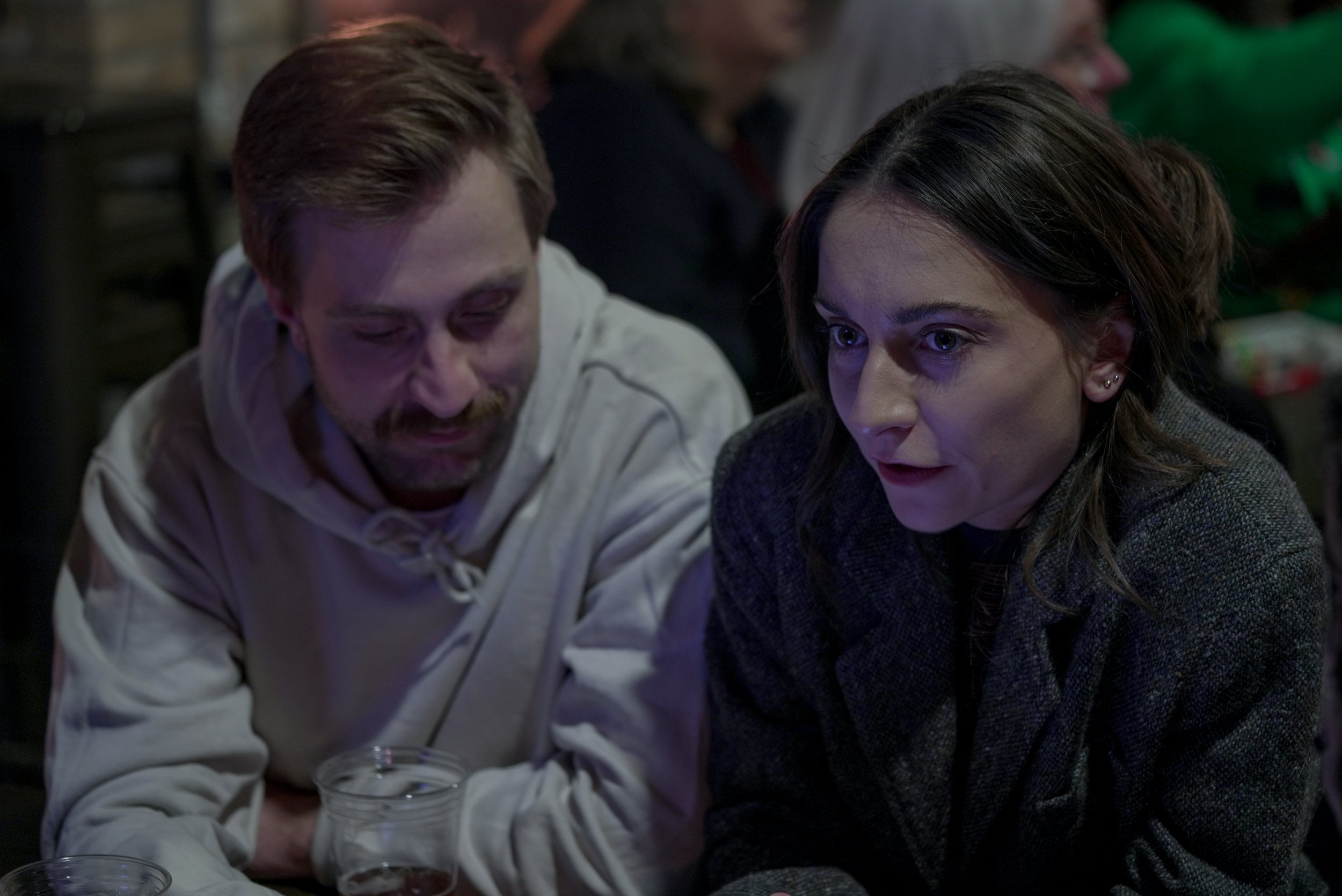 Two Player looking to ensure they're answer is cool with the rest of the team.JPG