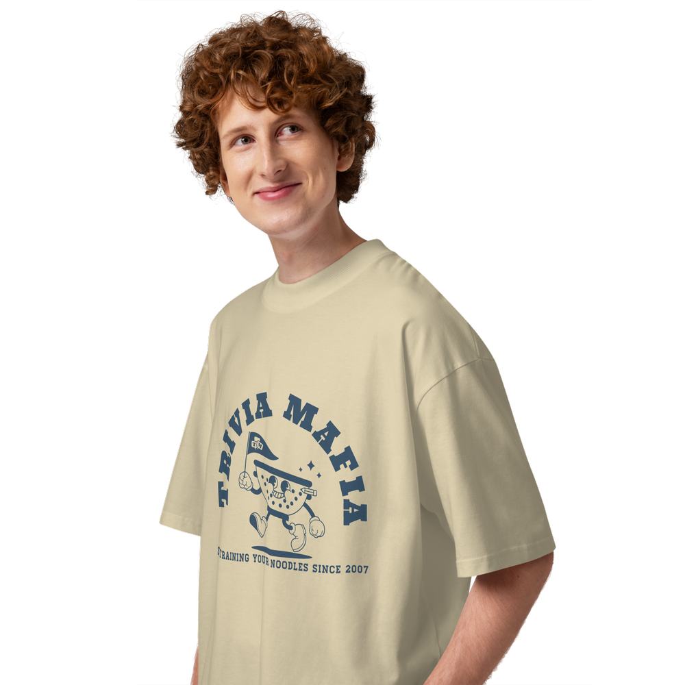 Trivia Mafia 20th Anniversary Unisex organic oversized high neck t