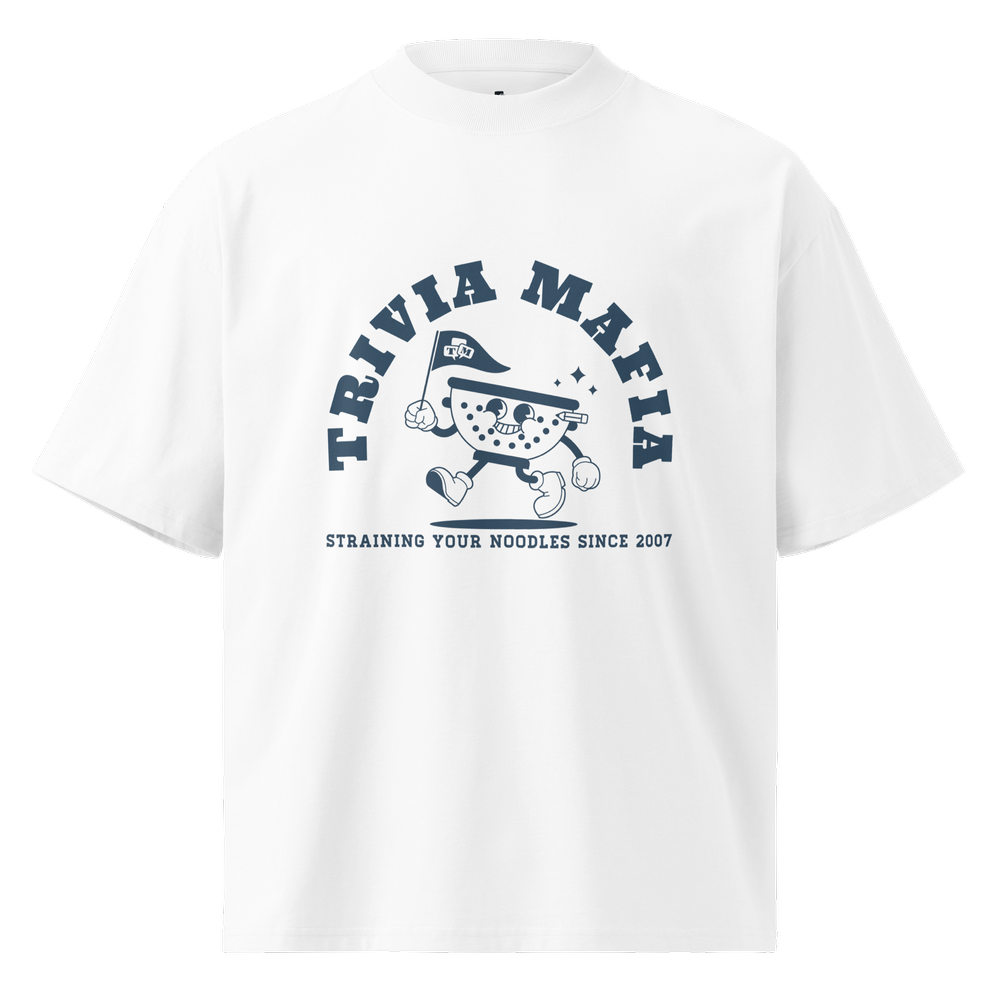 Trivia Mafia 20th Anniversary Unisex organic oversized high neck t