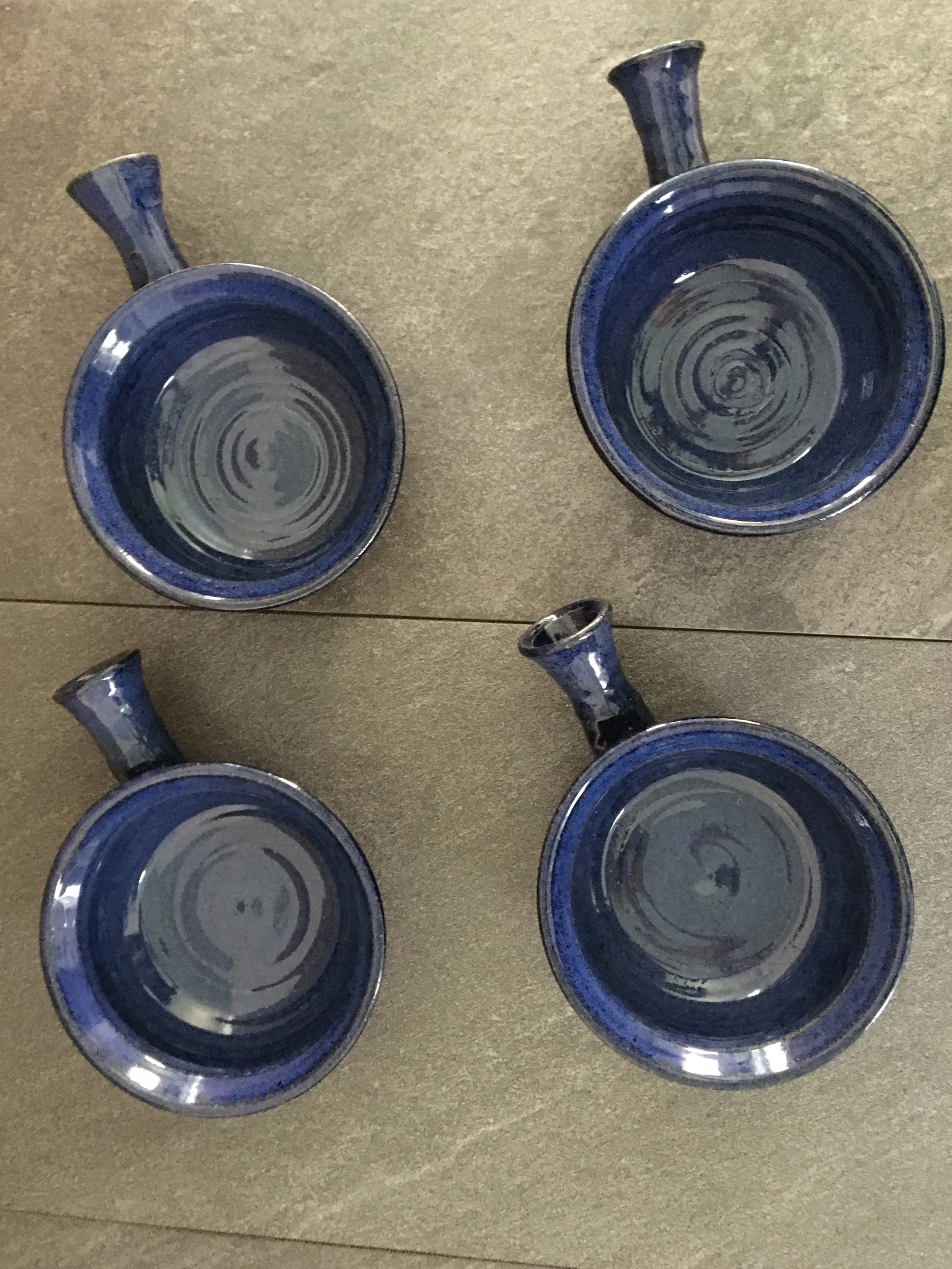 Handmade White's Pottery French Onion Soup Bowls (Set of 4) — Chateau