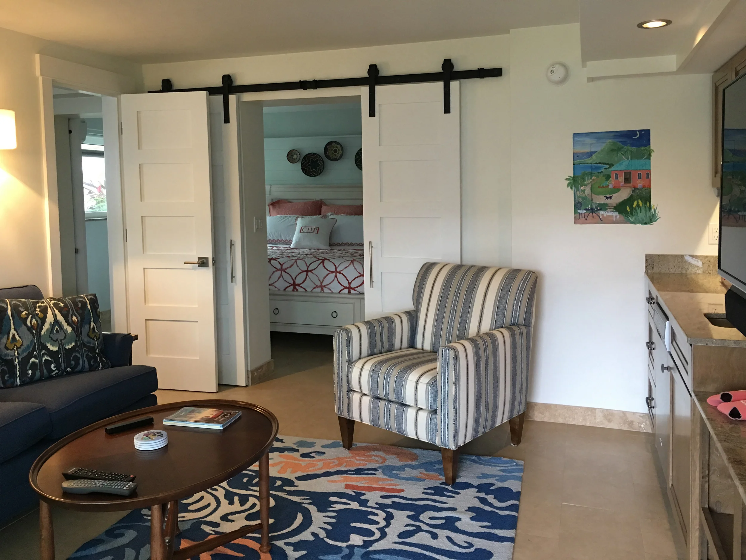 Lower Level Main Bedroom Living Area