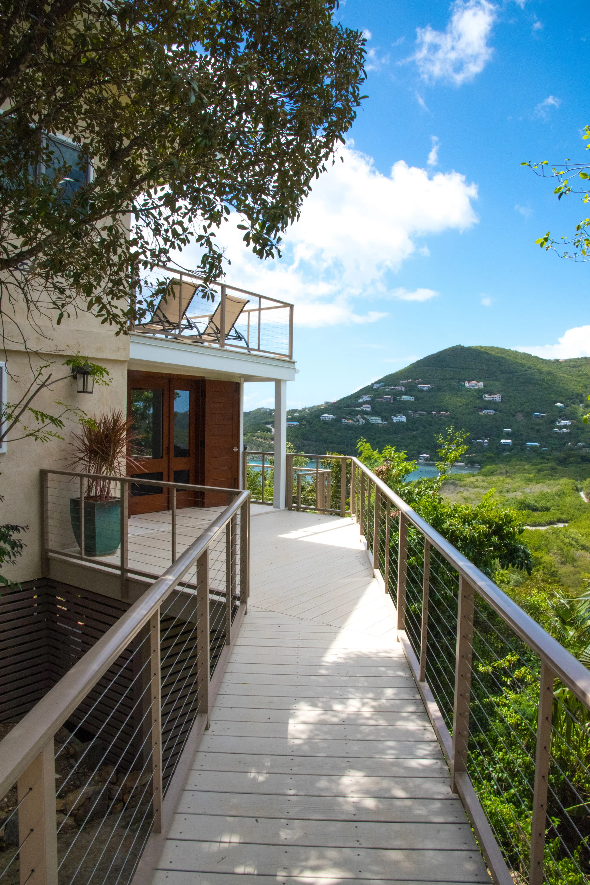 Outdoor Walkway to Lower Level