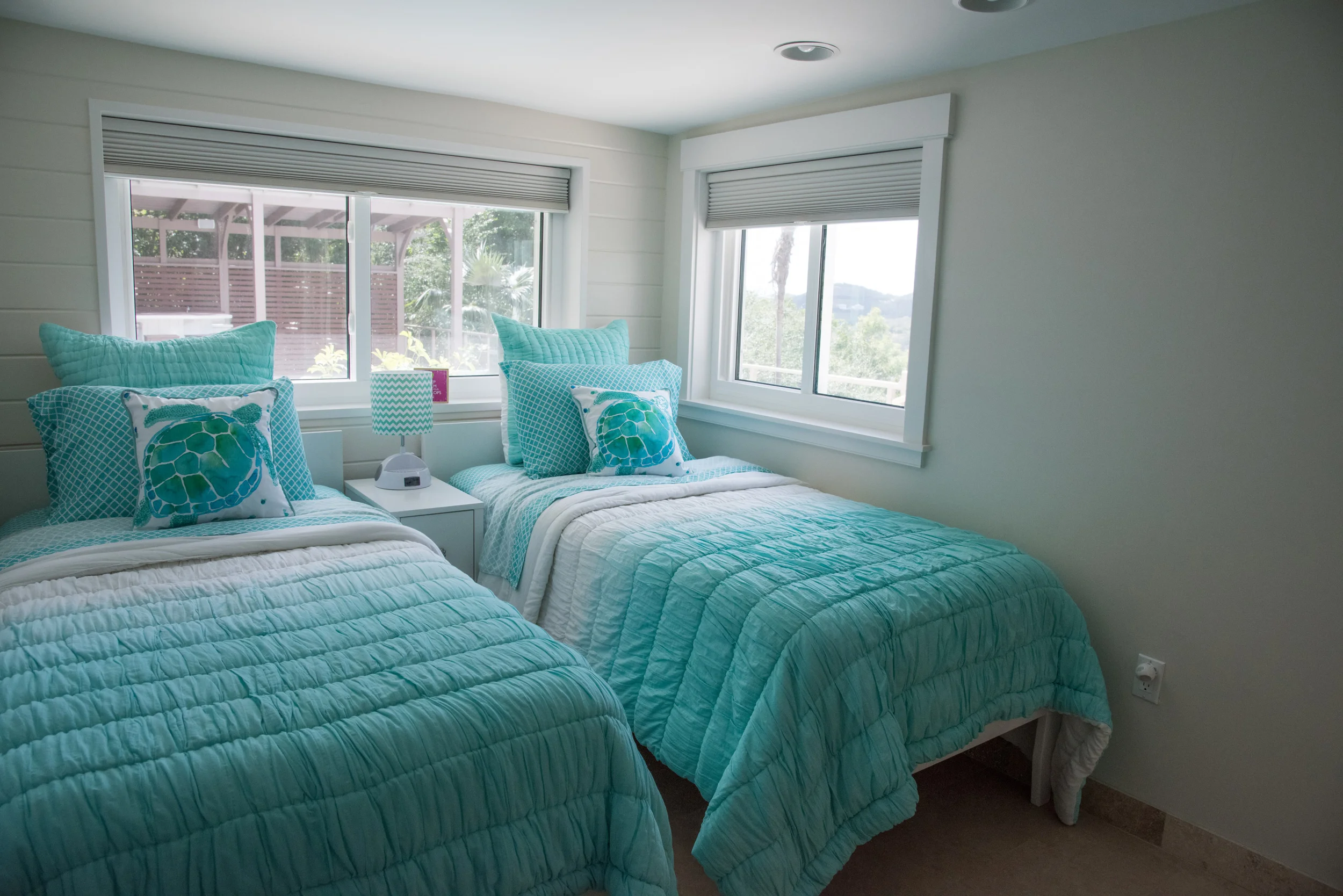Lower Level Bedroom with Two Twins