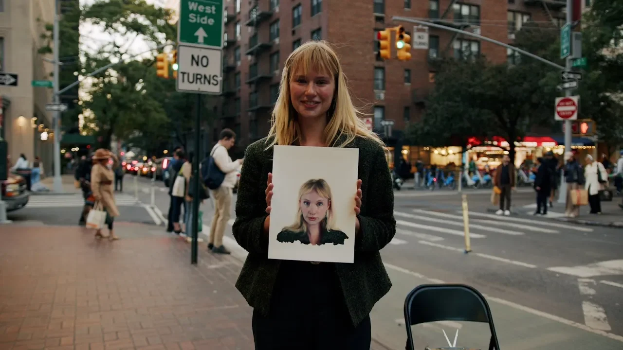 Devon Rodriguez interviews & paints NYC poet, Zoe Branch.