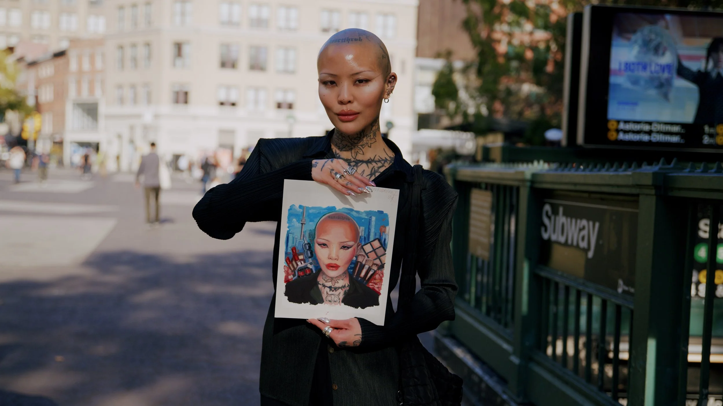 Devon Rodriguez interviews & paints Mei Pang in New York City