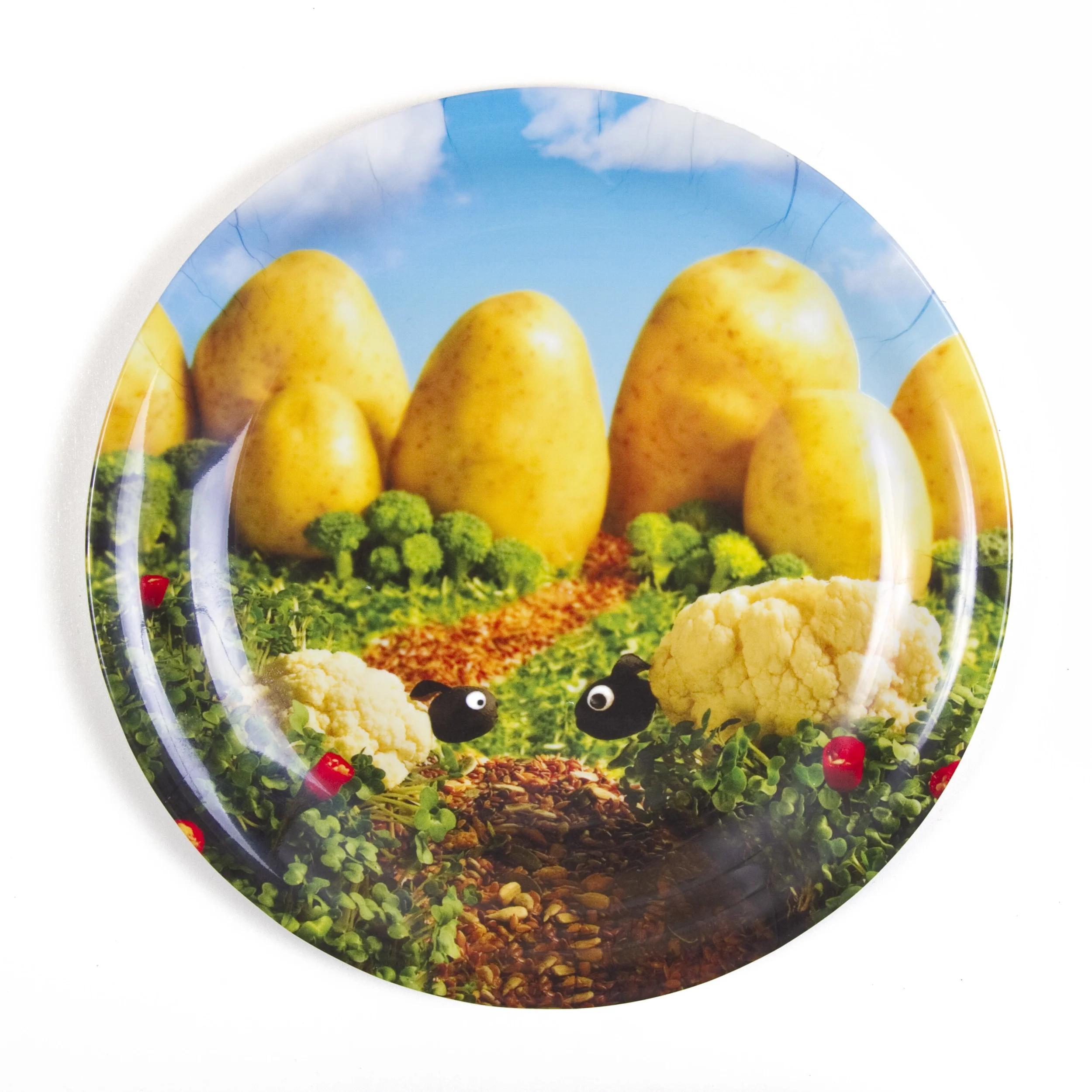 Sheep Melamine Plate