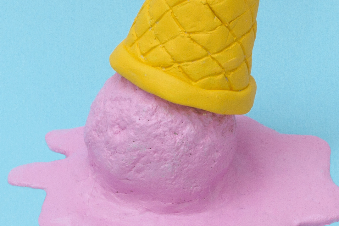 Step 3 Once dry, paint the cone and the ice cream and stick together using the glue gun. Subscribe to my newsletter to receive fun craft ideas weekly! Please note: this blog post contains affiliate links, however all opinions are my own and I only link to products that I personally use and recommend.