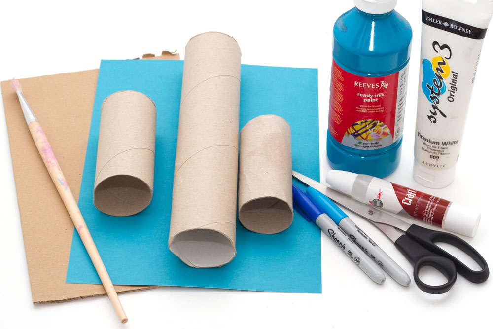 Cardboard roll crafts, DIY toilet paper roll pencil case