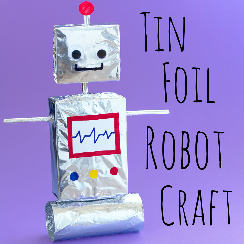 Easy Foil Paper Crafts for Kids