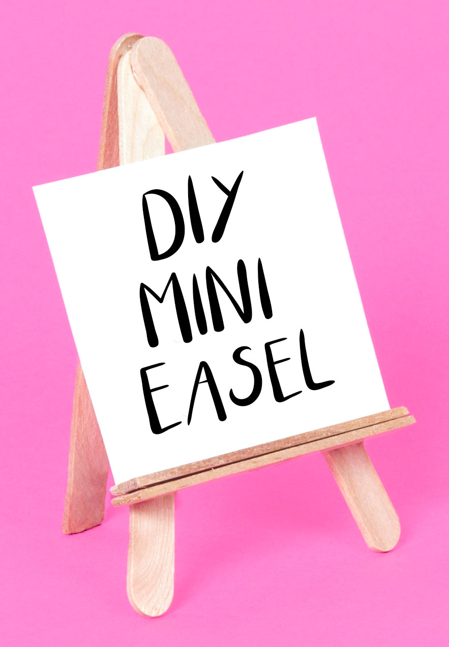 DIY Mini Wooden Easel — Doodle and Stitch