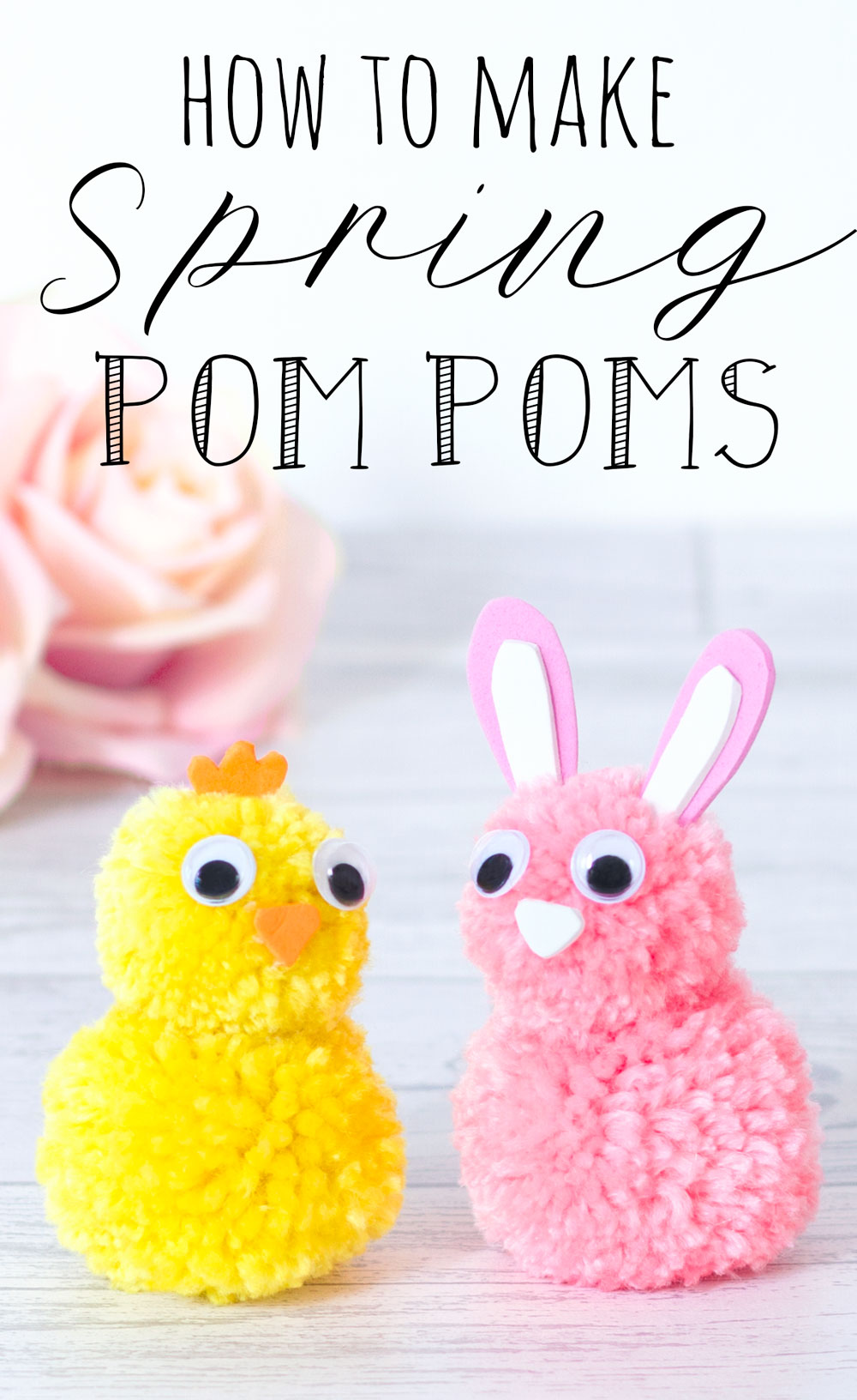 Bunny and Easter Pom Craft — Doodle Stitch