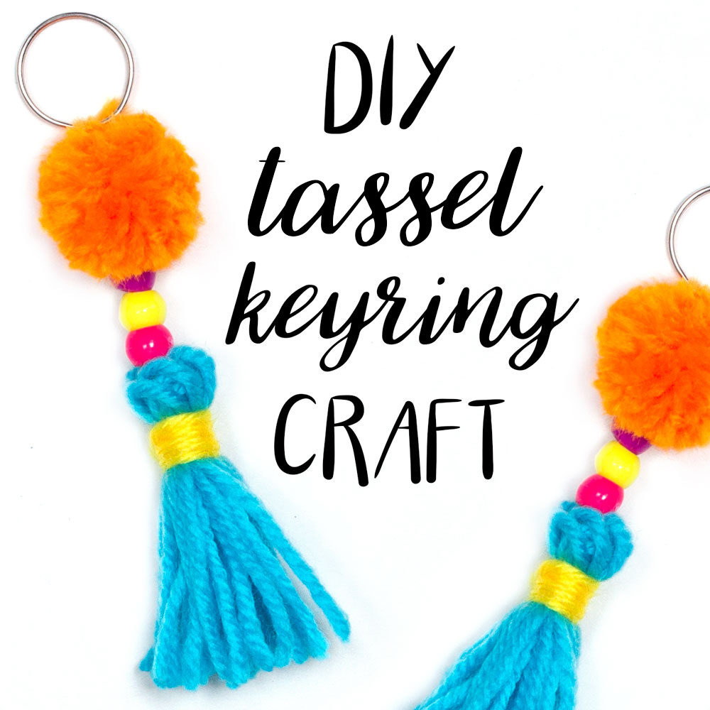 DIY Tassel Keyring Craft — Doodle and Stitch