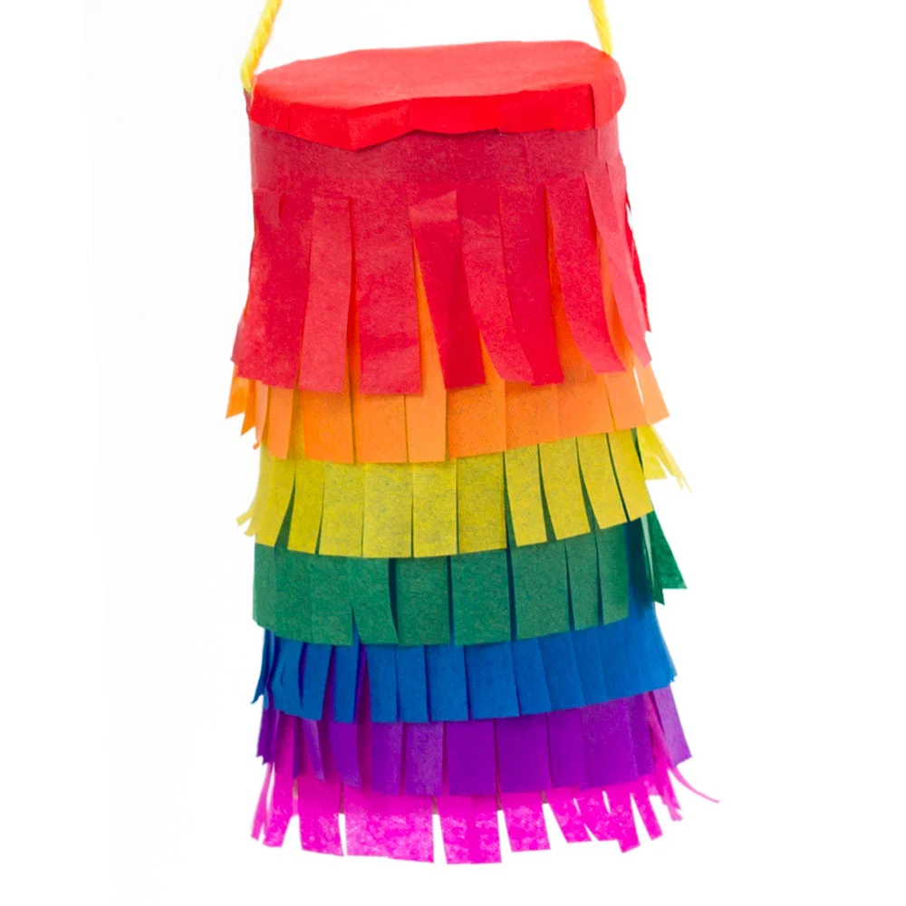 How To Make a Mini Rainbow Piñata