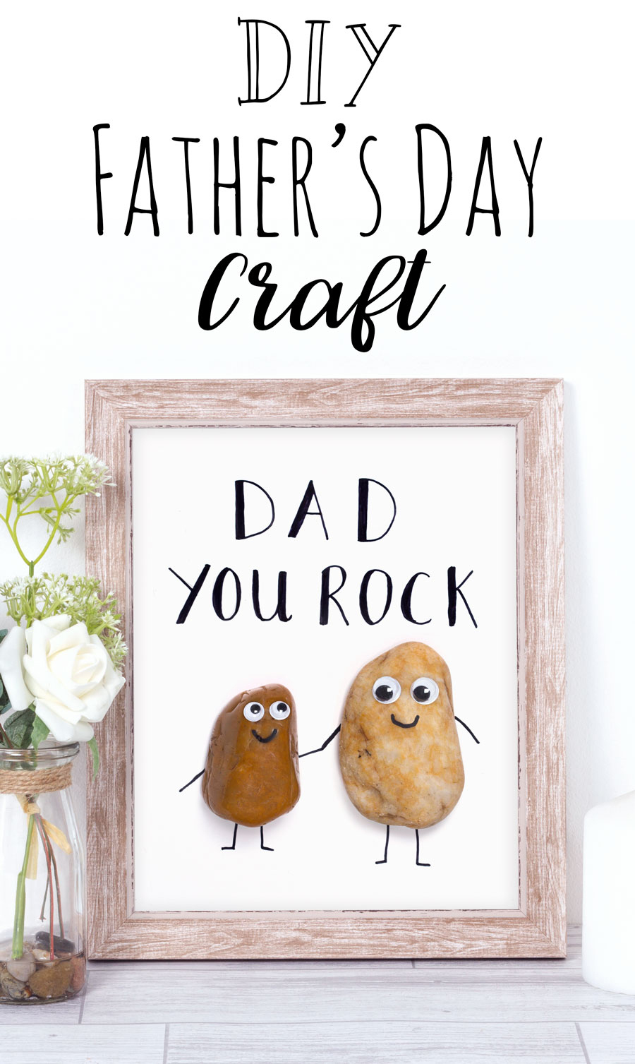 Dad You Rock! DIY Father's Day Gift — Doodle and Stitch