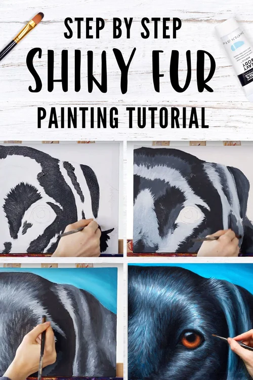 How to Paint Shiny Fur in Acrylics — Doodle and Stitch