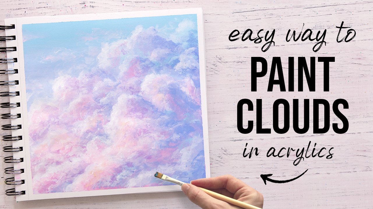 Art Tutorial Pink Fluffy Clouds Doodle And Stitch