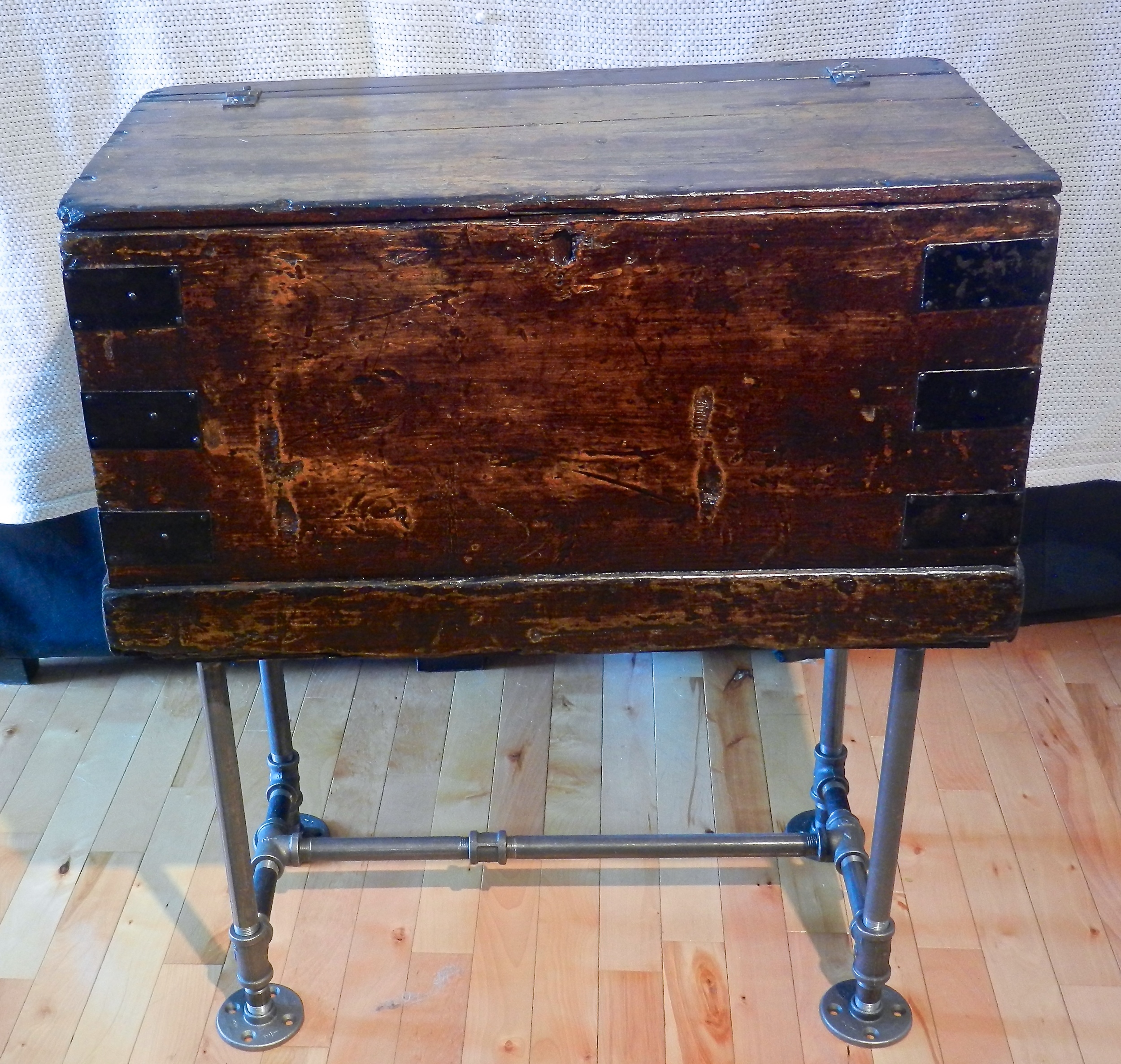 Antique trunk or foot locker