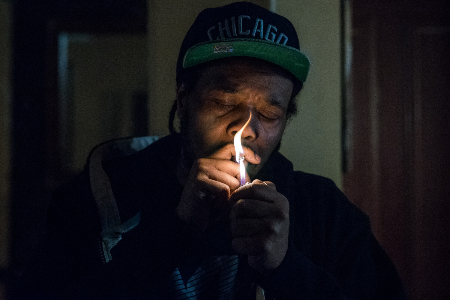 "This area's changing. If people get involved in the community, that's fine. A lotta people come and go without sayin' anything to us." Sha, Fatboy's cousin, takes time out from watching the dance battles.