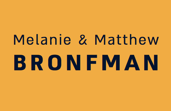 Melanie &amp; Matthew Bronfman