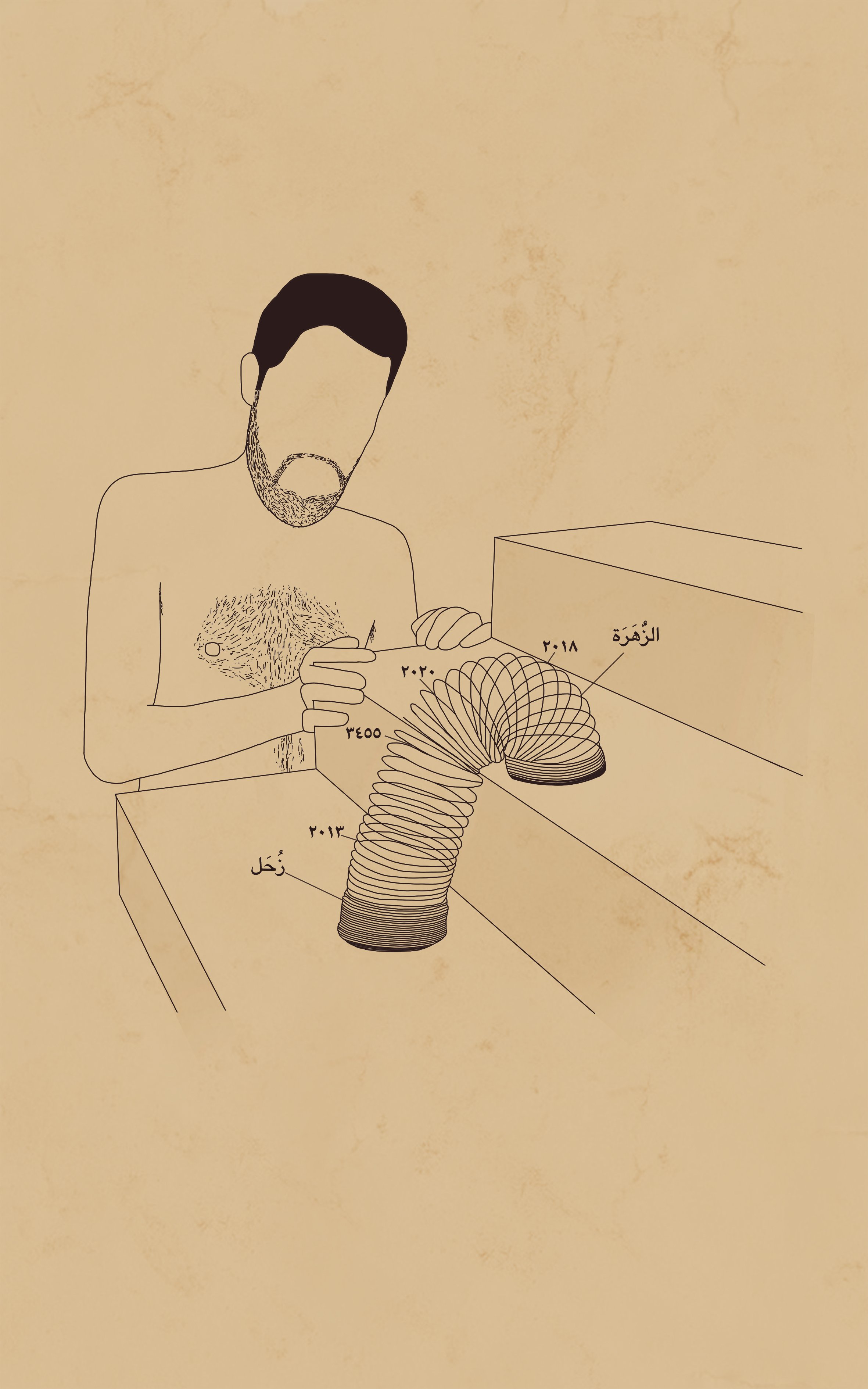 Karam Natour, The Sensual World III, 2018 