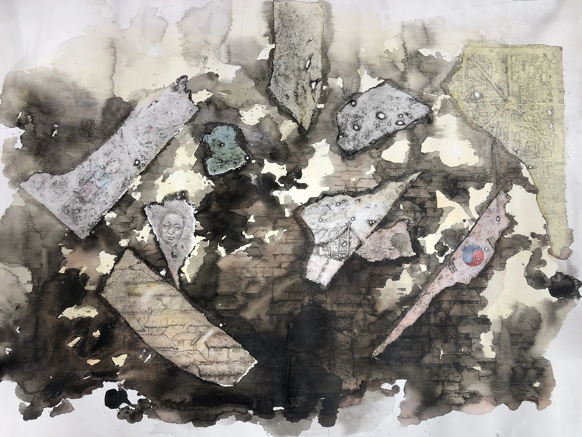 Jungsuk Noh, Baekhwa Village That Becomes A Memory, 2023 