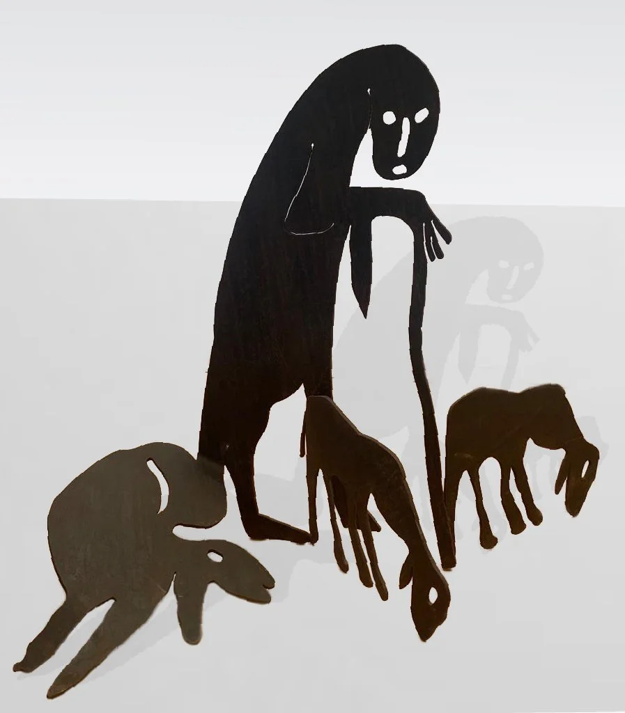 Menashe Kadishman, Shepard, 1990's