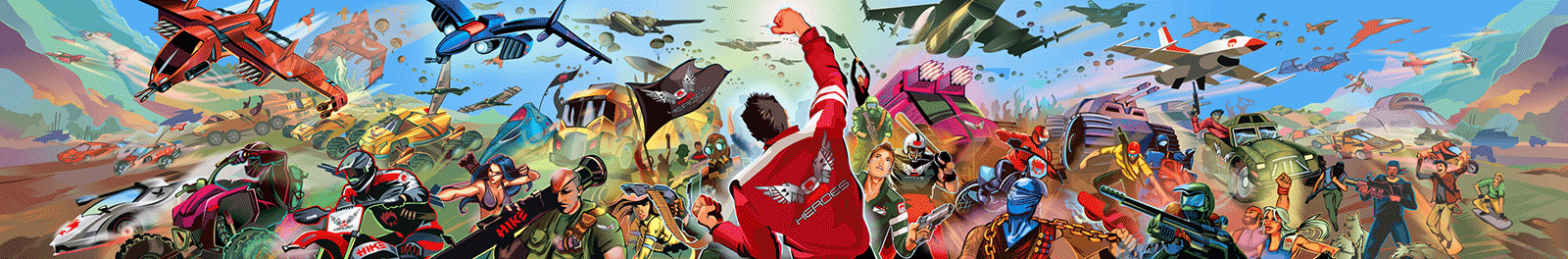 Hike's Heroes YouTube Channel Art