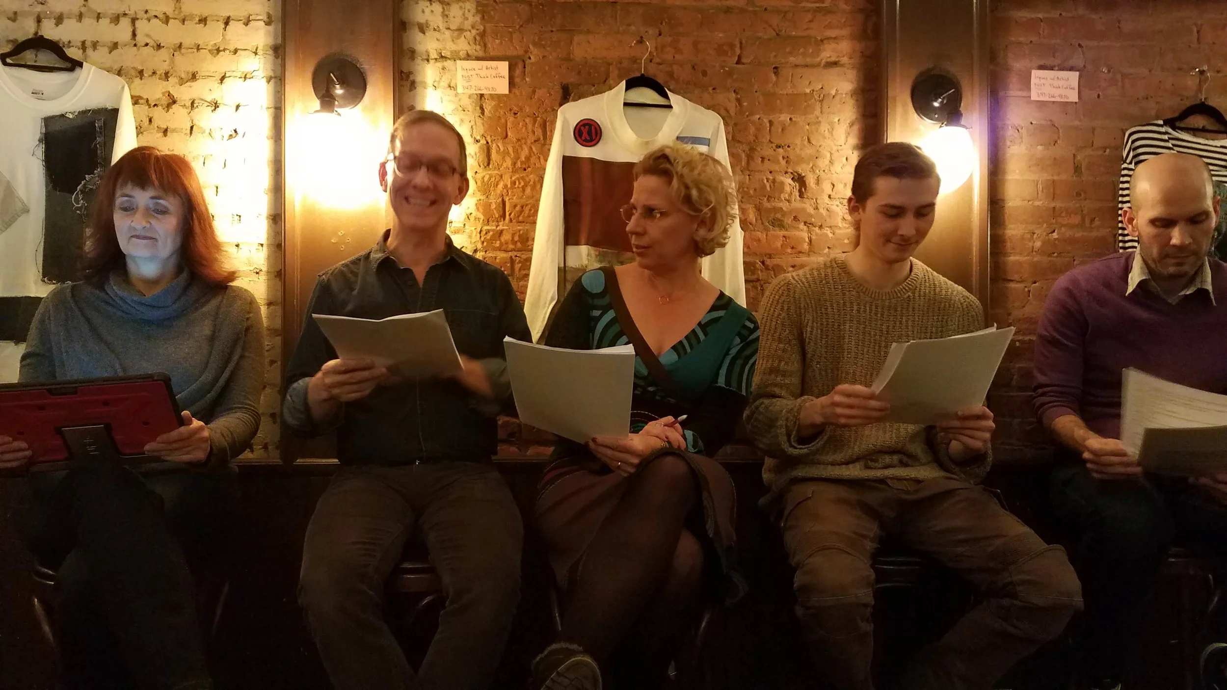 End of Summer by Laurel Lockhart, with Catherine Overfelt, Jimmy Moon, Amy Hayes and George Copeland, with stage directions read by Kyle Minshew