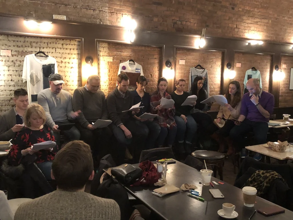 Faint Echoes by Natalie Neckyfarow with Sharlene Hartman, Topher Payne, Mario Soto, Jeffrey Vause, John Racioppo, Kirsten Hopkins, Christina Carillo, Julia Botero, Maria Rojas, Marisa Schmidt, and Kyle Minshew