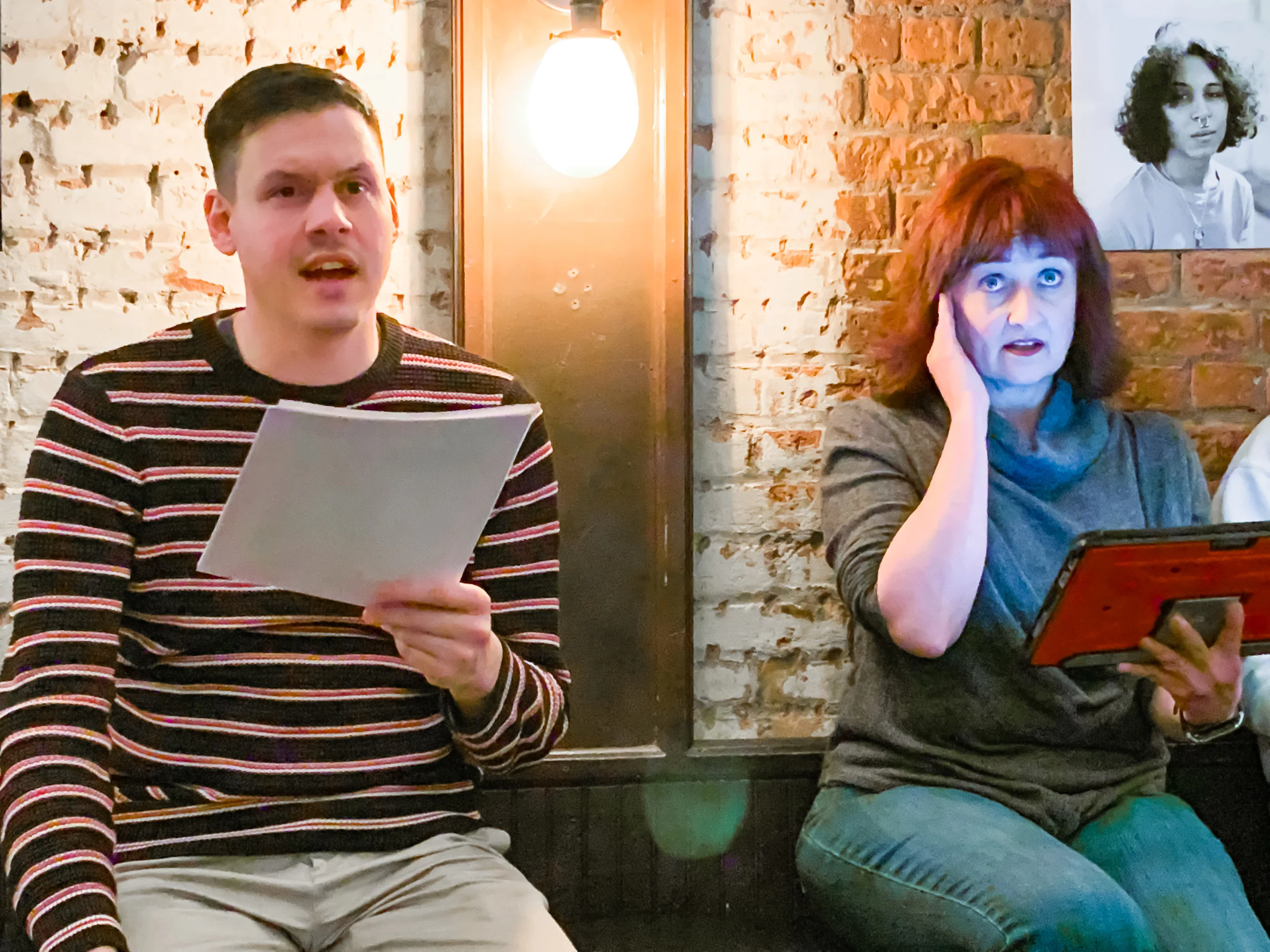 Home to the Sea by Jonathan Calindas With Topher Payne, Catherine Overfelt and not pictured, Graceann Dorse