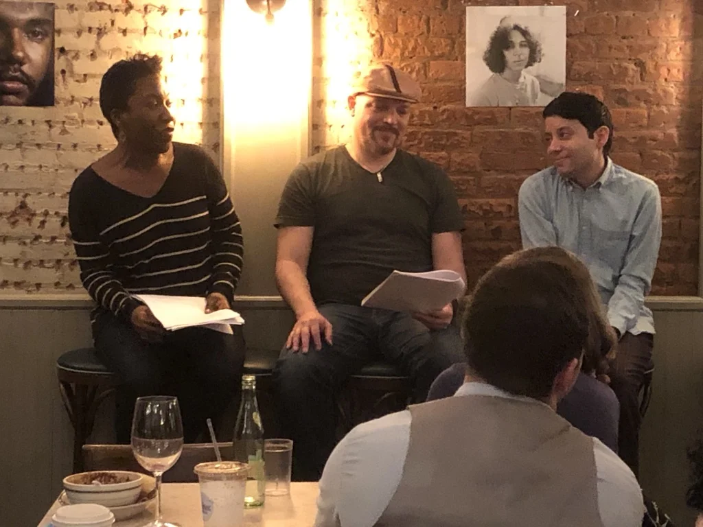 Untitled by Peter MacklinWith Monica Rounds, Mario X. Soto and Khalid Rivera