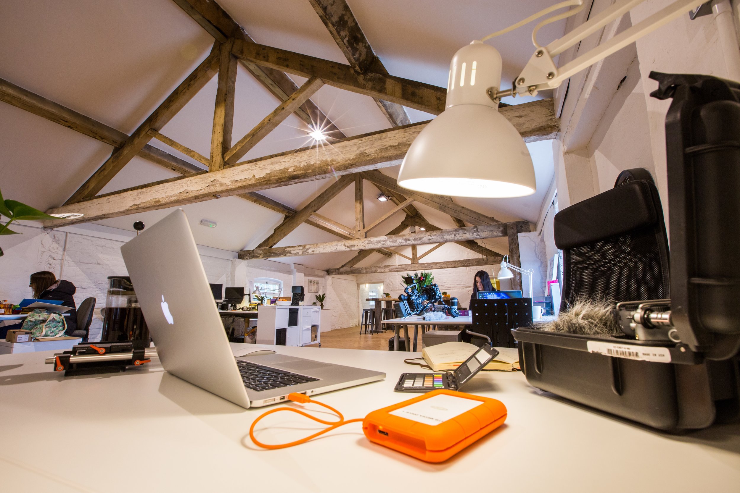 above desk lighting