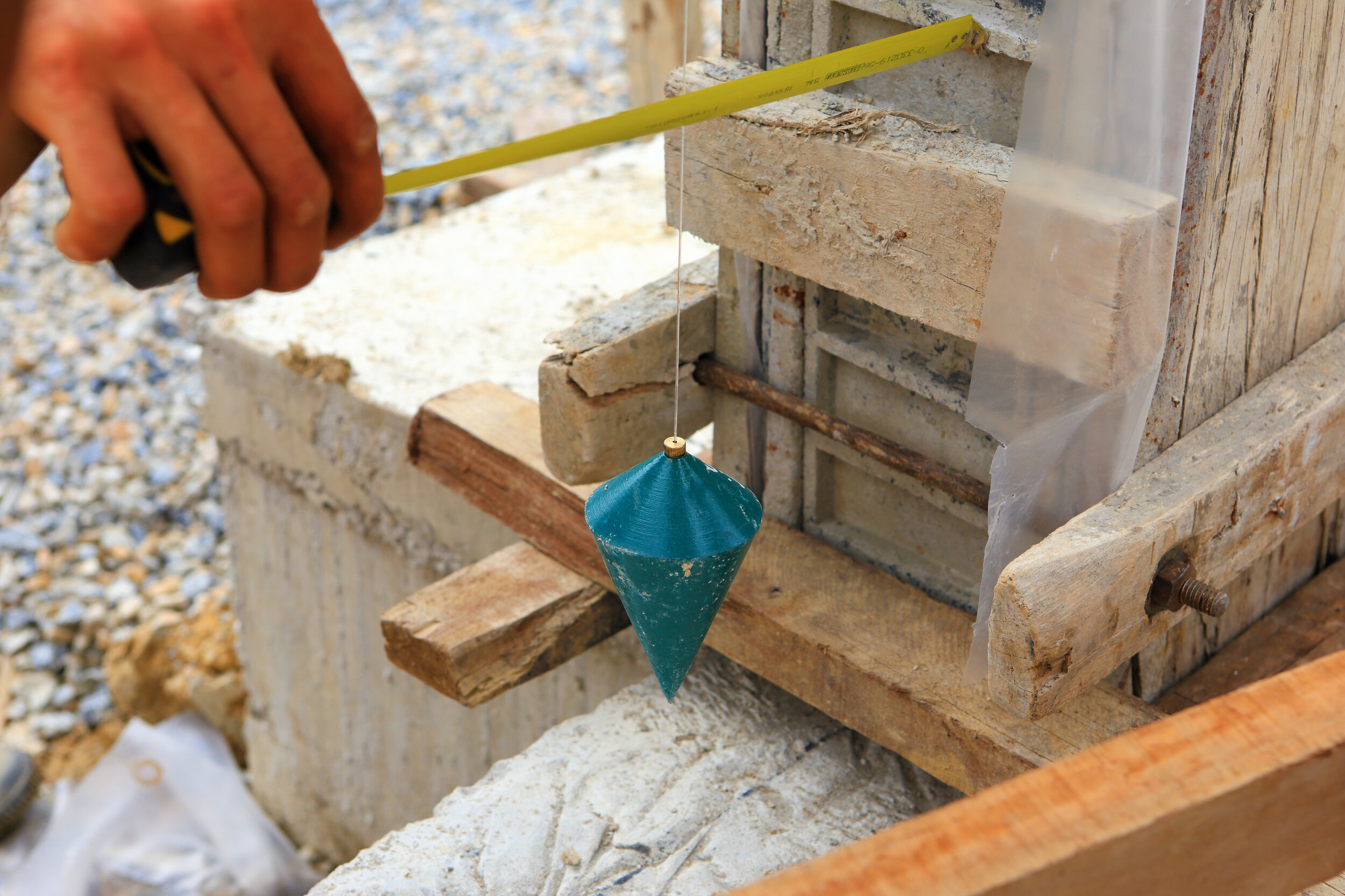 Plumb Bob In Use