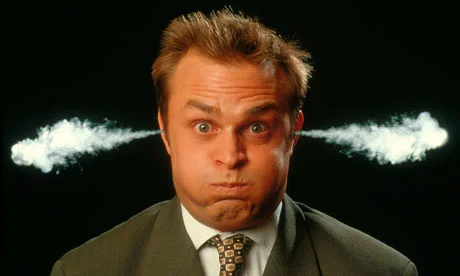 Thinking about something happy at work is better than suppressing anger