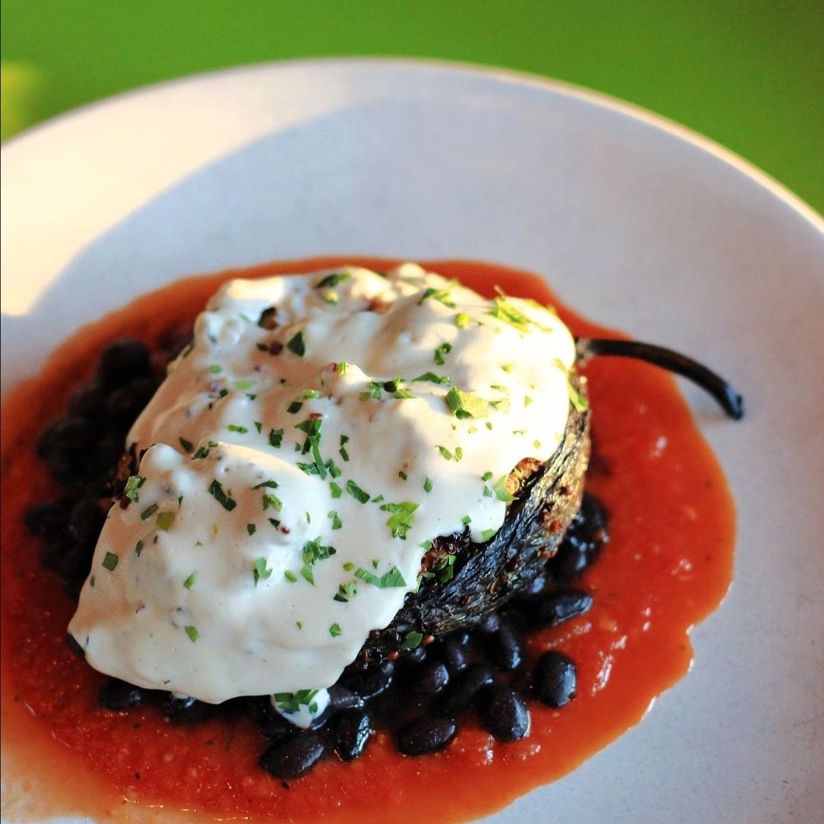 Vegan Chile Relleno | Dinner