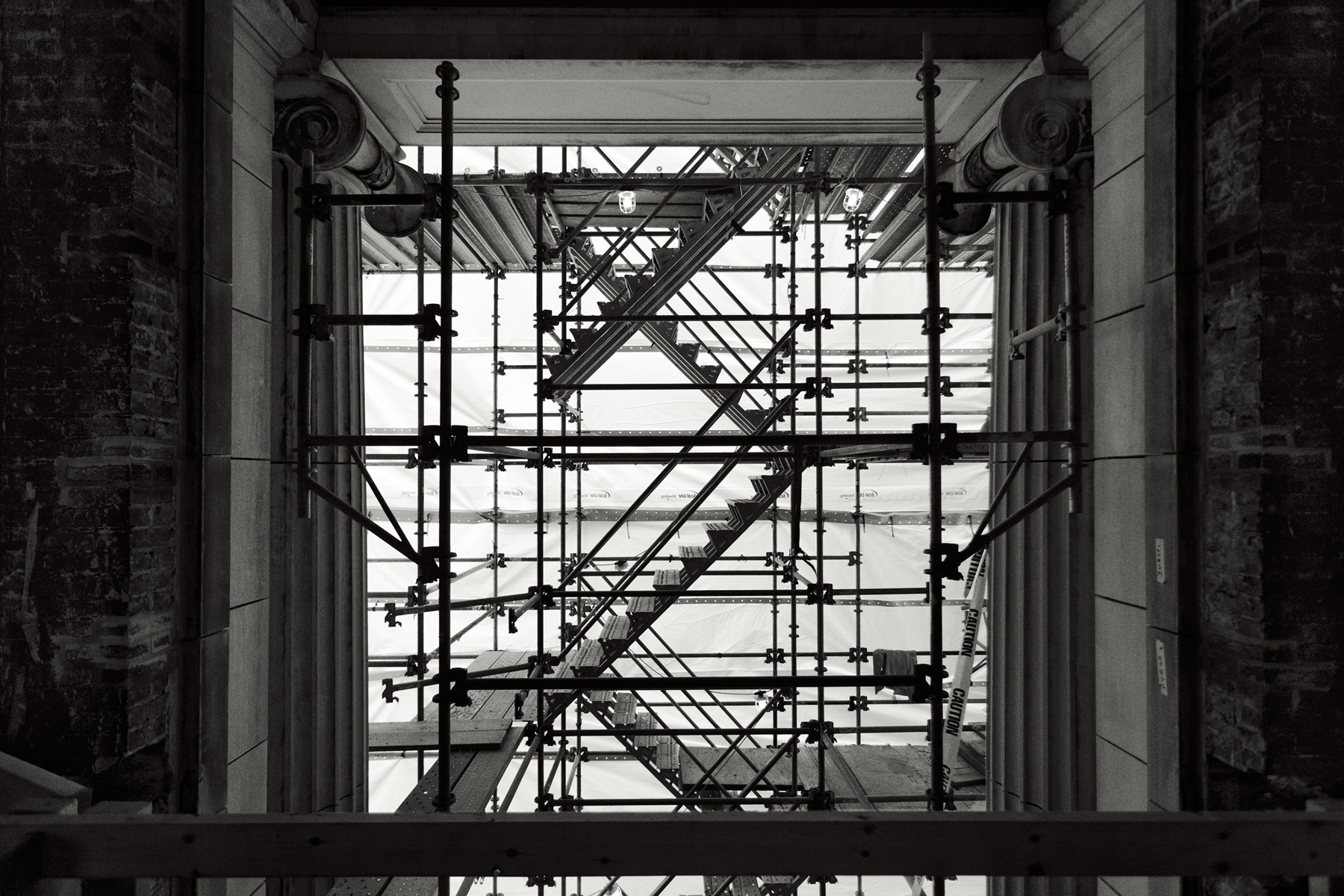 Matthew Delphenich Boston Architectural Photography - Commercial Construction Scaffolding